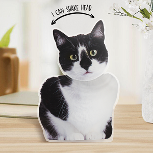 Photo personnalisée « Je serai toujours avec toi » - Chien et chat personnalisés avec tête secouée - Téléchargez une photo cadeau pour les propriétaires d'animaux et les amoureux des animaux