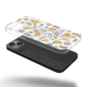 Meilleure maman du monde - Coque de téléphone transparente personnalisée avec effet gonflé en 3D - Cadeau pour la fête des mères, maman ou grand-mère