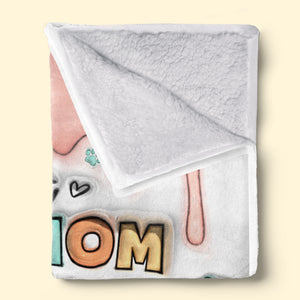 Couverture personnalisée avec photo « Quand j'ai eu besoin d'un coup de main, j'ai trouvé une patte » - Couverture imprimée 3D personnalisée pour chien et chat - Cadeau pour les propriétaires et les amoureux des animaux