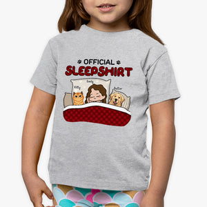 T-shirt officiel « Mon adorable pyjama » - T-shirt personnalisé pour enfant - Cadeau pour enfants, propriétaires d'animaux et amoureux des animaux