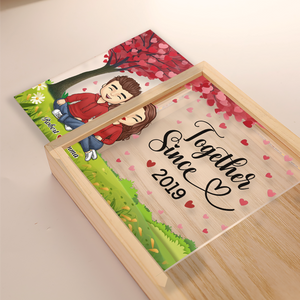 Je suis à toi pour toujours - Cadre photo personnalisé pour couple - Cadeau pour mari et femme, anniversaire
