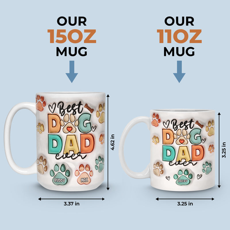 Tasse personnalisée avec motif 3D « Maman chat mange, bois et sois joyeuse » - Cadeau de Noël pour les propriétaires et les amoureux des animaux