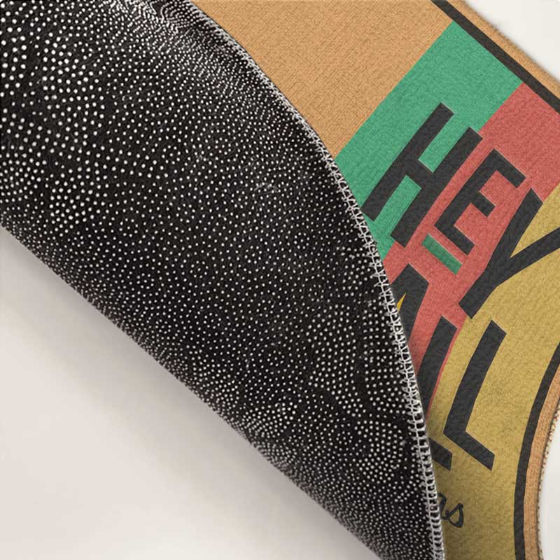 Good Vibes Only - Tapis décoratif personnalisé pour la maison - Cadeau de pendaison de crémaillère pour les membres de la famille