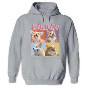 T-shirt, sweat à capuche et sweat-shirt unisexe personnalisé avec photo « Mon amour inconditionnel » pour chien et chat – Cadeau pour propriétaires et amoureux des animaux