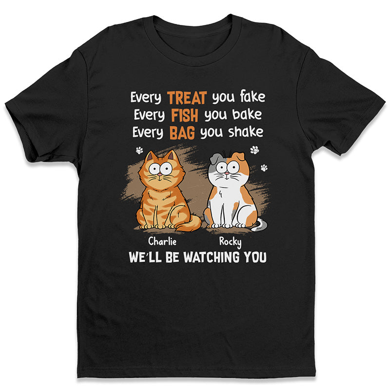 Chaque friandise est un cadeau pour les amoureux des animaux ! T-shirt, sweat à capuche et sweat-shirt unisexe personnalisé avec chat