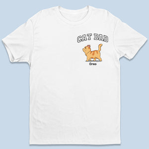 Je suis un papa chat - T-shirt unisexe personnalisé, sweat à capuche, sweat-shirt - Bonne fête des pères, cadeau pour les propriétaires d'animaux, les amoureux des animaux