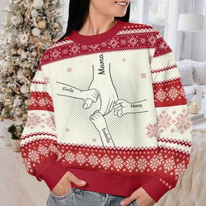 Il n'y a pas de plus beau cadeau que la famille - Sweat-shirt personnalisé pour la famille - Pull en laine unisexe - Cadeau de Noël pour les membres de la famille