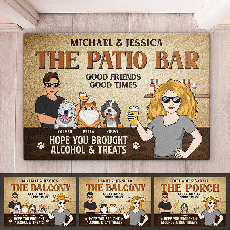 Prenez le temps de vous détendre - Tapis décoratif personnalisé pour chien et chat - Cadeau pour propriétaires et amoureux des animaux