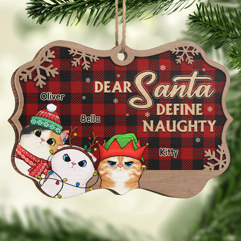 Cher Père Noël, n'oubliez pas le chien ! Décoration personnalisée pour chien et chat, en bois, en forme de Benelux. Cadeau de Noël pour les propriétaires et les amoureux des animaux.