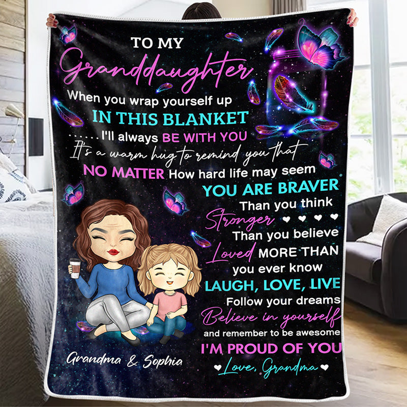 À ma très chère petite-fille - Couverture familiale personnalisée - Cadeau de grand-mère