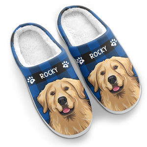 L'amour marche à quatre pattes - Chaussons moelleux personnalisés pour chiens et chats - Cadeau pour propriétaires et amoureux des animaux