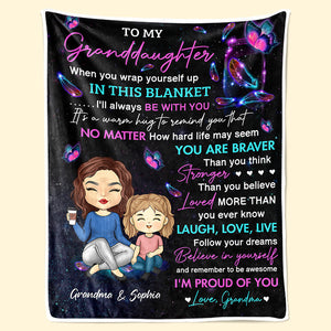À ma très chère petite-fille - Couverture familiale personnalisée - Cadeau de grand-mère