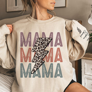 Heureux de t'avoir, maman - Sweat-shirt unisexe personnalisé avec motif sur la manche - Cadeau d'anniversaire pour maman