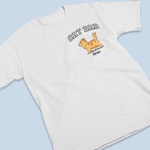 Je suis un papa chat - T-shirt unisexe personnalisé, sweat à capuche, sweat-shirt - Bonne fête des pères, cadeau pour les propriétaires d'animaux, les amoureux des animaux