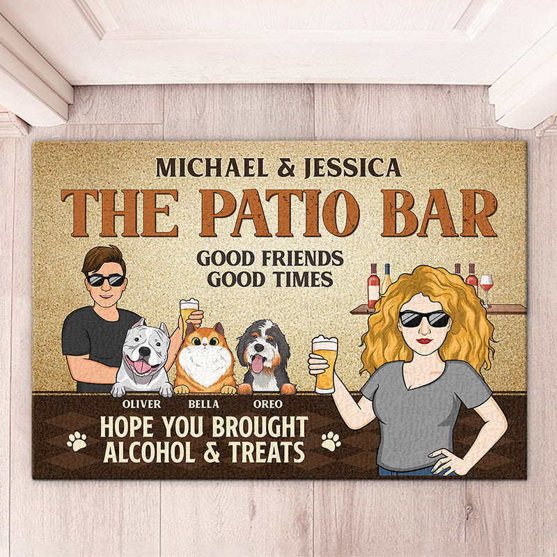 Prenez le temps de vous détendre - Tapis décoratif personnalisé pour chien et chat - Cadeau pour propriétaires et amoureux des animaux