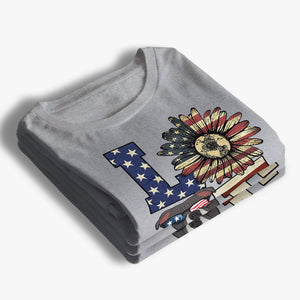 The Love For Pets - Gift For 4th Of July - Personalized Unisex T-Shirt