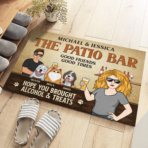Prenez le temps de vous détendre - Tapis décoratif personnalisé pour chien et chat - Cadeau pour propriétaires et amoureux des animaux