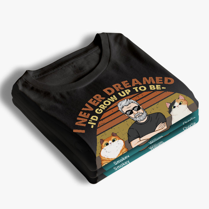 Un papa chat super sexy - T-shirt unisexe personnalisé, sweat à capuche, sweat-shirt - Cadeau pour propriétaires et amoureux des animaux