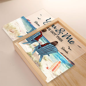 Toi et moi, on a ça ! Cadre photo personnalisé pour couple, boîte lumineuse, cadeau pour mari et femme, anniversaire