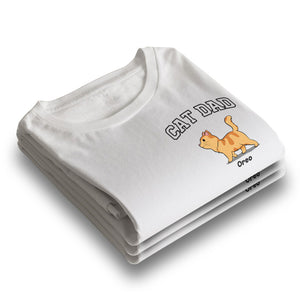 Je suis un papa chat - T-shirt unisexe personnalisé, sweat à capuche, sweat-shirt - Bonne fête des pères, cadeau pour les propriétaires d'animaux, les amoureux des animaux