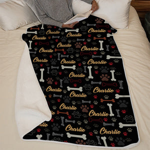 Too Cute To Be Grounded - Dog Personalized Custom Blanket - Gift For Pet Owners, Pet Lovers