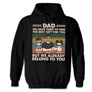 This Is Awesome Grandpa Belongs To - Family Personalized Custom Unisex T-shirt, Hoodie, Sweatshirt - Gift For Dad, Grandpa