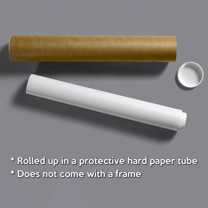 Custom Photo Horizontal Poster - Personalized Anniversary Wedding Gifts For Husband And Wife, Him And Her - My Favorite Place Is Next To You