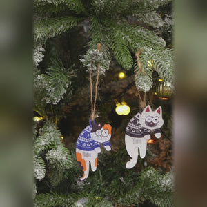 All I Want For Christmas Is A Cat By My Side - Cat Personalized Custom Ornament - Acrylic Custom Shaped - Christmas Gift For Pet Owners, Pet Lovers