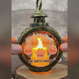 May You Experience A Magical Christmas - Family Personalized Custom Candlelight Lantern Ornament - Christmas Gift For Family Members