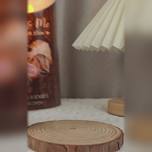 Photo personnalisée « Tu me complète et fais de moi une meilleure personne » - Bougie LED personnalisée pour couple - Cadeau de Noël pour mari et femme, anniversaire