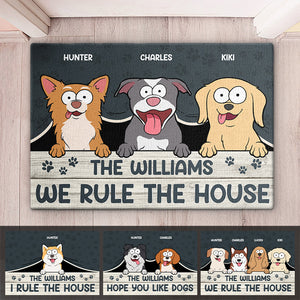 J'espère que vous aimez les chiens - Tapis décoratif personnalisé pour chien - Cadeau pour les propriétaires et les amoureux des animaux