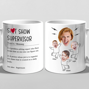 Mug personnalisé avec photo « Soyez un enfant gentil » - Cadeau pour maman