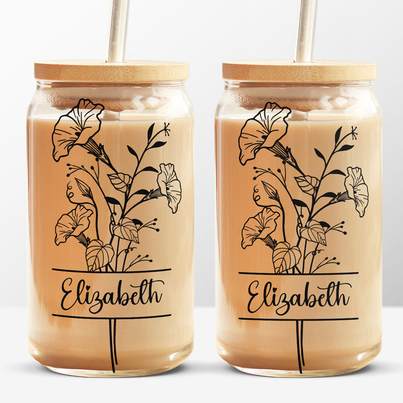 Soyez vous-même - Tasse en verre personnalisée, tasse à café glacé - Cadeau d'anniversaire, cadeau pour vous-même