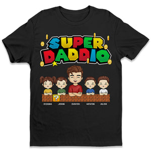 Mon super-héros - T-shirt unisexe personnalisé pour la famille, sweat à capuche, sweat-shirt - Cadeau d'anniversaire pour papa, maman