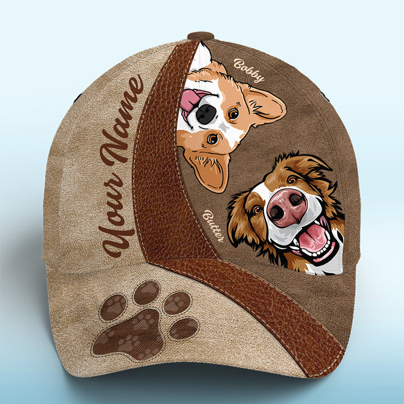 My Cuties Paw - Casquette personnalisée pour chien, imprimé intégral, classique - Cadeau pour propriétaires et amoureux des animaux