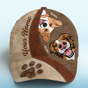 My Cuties Paw - Casquette personnalisée pour chien, imprimé intégral, classique - Cadeau pour propriétaires et amoureux des animaux