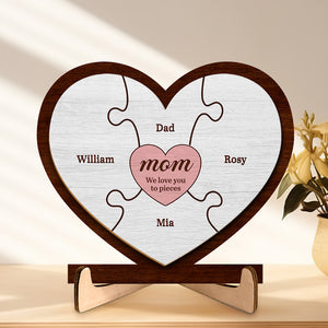 Nous aurons toujours besoin de toi, maman ! Plaque en bois personnalisée à 2 couches avec support pour la famille ! Cadeau de pendaison de crémaillère pour maman