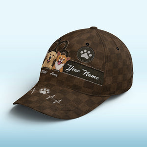 L'amour vient en fourrure et en pattes - Chapeau personnalisé pour chien et chat, casquette classique à imprimé intégral - Cadeau pour propriétaires et amoureux des animaux