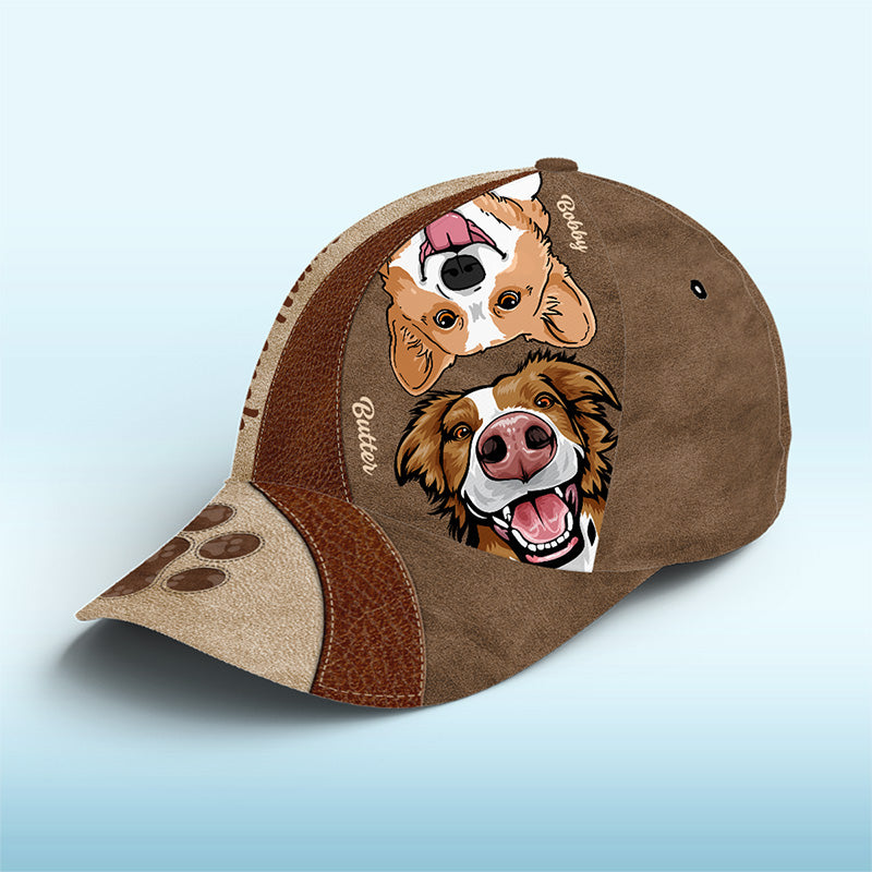My Cuties Paw - Casquette personnalisée pour chien, imprimé intégral, classique - Cadeau pour propriétaires et amoureux des animaux
