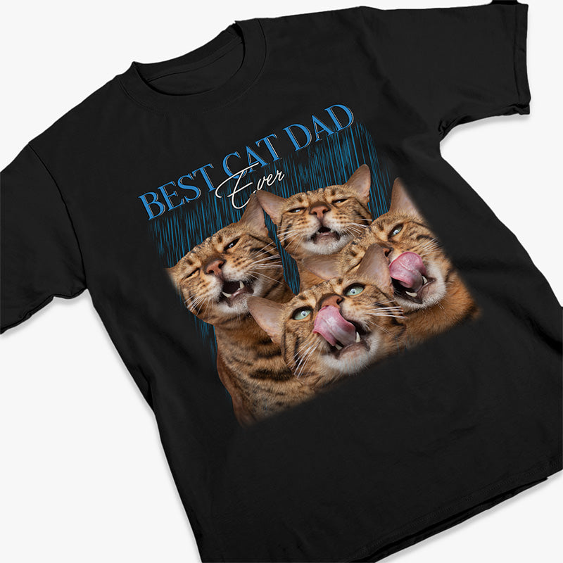 T-shirt, sweat à capuche et sweat-shirt unisexe personnalisé avec photo « Soyez authentique et sans peur » pour chien et chat – Cadeau pour propriétaires et amoureux des animaux