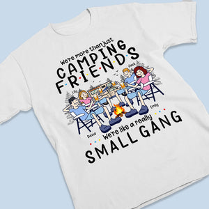 Nous sommes plus que de simples amis de camping - T-shirt, sweat à capuche, sweat-shirt unisexe personnalisé de camping - Cadeau pour les meilleurs amis, BFF, sœurs, amoureux du camping