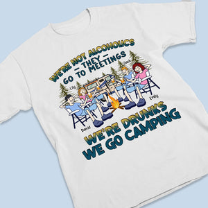 Nous n'oublierons jamais ces moments - Camping personnalisé T-shirt unisexe personnalisé, sweat à capuche, sweat-shirt - Cadeau pour les meilleurs amis, BFF, sœurs, amoureux du camping