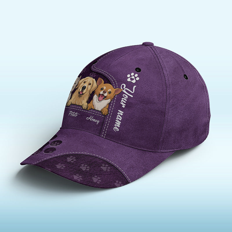 Nos petits anges noirs - Casquette personnalisée pour chien et chat, imprimé intégral - Nouveauté, cadeau pour propriétaires et amoureux des animaux