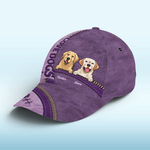 Custom Hat, All Over Print Classic Cap - Personalized Birthday Gifts For Dog Cat Lovers, Dog Dad And Mom, Cat Owners - I Love Dogs More Than Humans