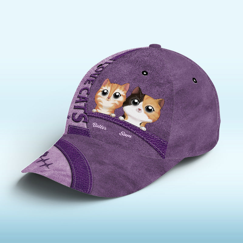 Quel plus beau cadeau que l'amour d'un chat noir ? Chapeau personnalisé avec imprimé chat, casquette classique ! Nouveauté, cadeau pour les propriétaires d'animaux et les amoureux des animaux.