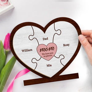 Nous aurons toujours besoin de toi, maman ! Plaque en bois personnalisée à 2 couches avec support pour la famille ! Cadeau de pendaison de crémaillère pour maman