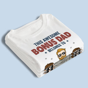 Notre papa génial - T-shirt, sweat à capuche et sweat-shirt unisexe personnalisé pour la famille - Cadeau pour papa