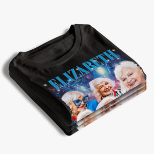 T-shirt, sweat à capuche et sweat-shirt unisexe personnalisé avec photo « Good Vibes Good Life » - Cadeau pour les membres de la famille