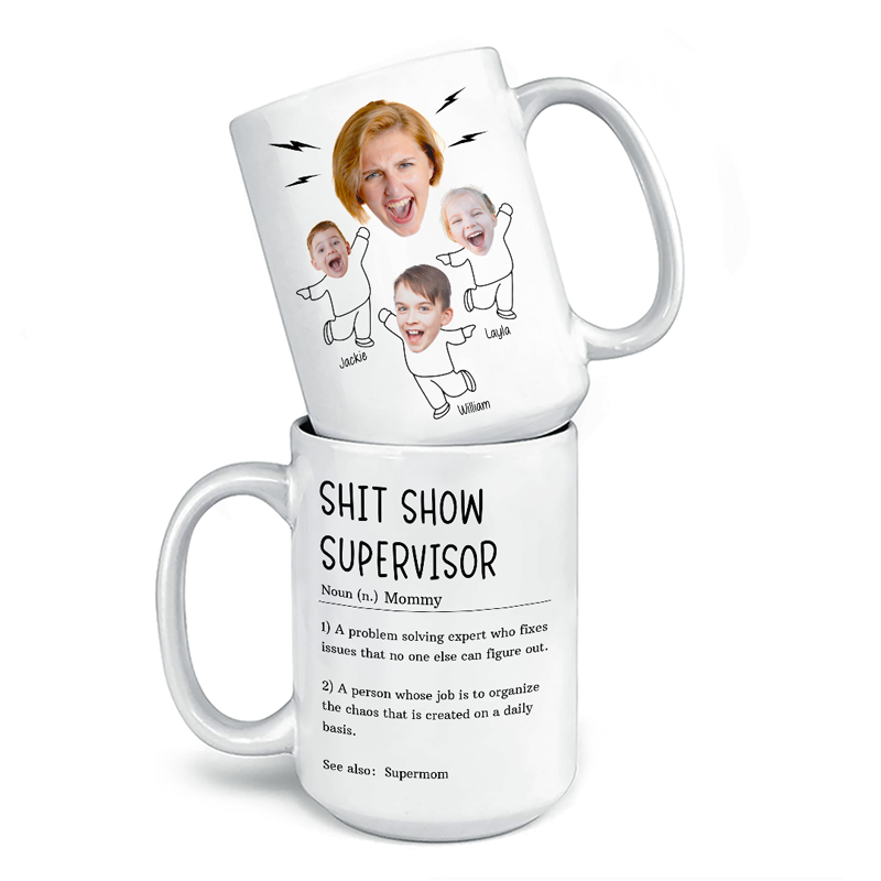 Mug personnalisé avec photo « Soyez un enfant gentil » - Cadeau pour maman