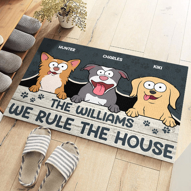 J'espère que vous aimez les chiens - Tapis décoratif personnalisé pour chien - Cadeau pour les propriétaires et les amoureux des animaux